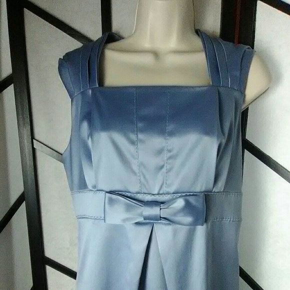 Max & Cleo Blue Sleeveless Dress Size 10 NWOT - Picture 4 of 7